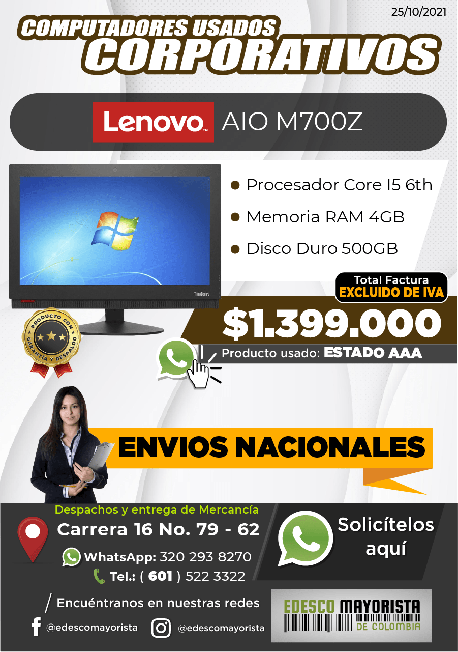 Lenovo Todo en Uno M700Z
