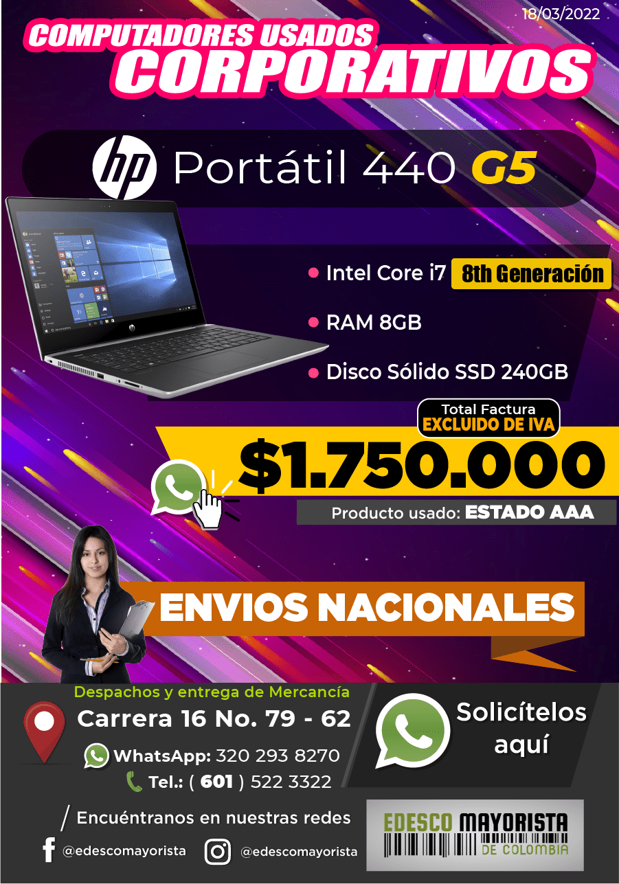 Portátil HP 440 G5
