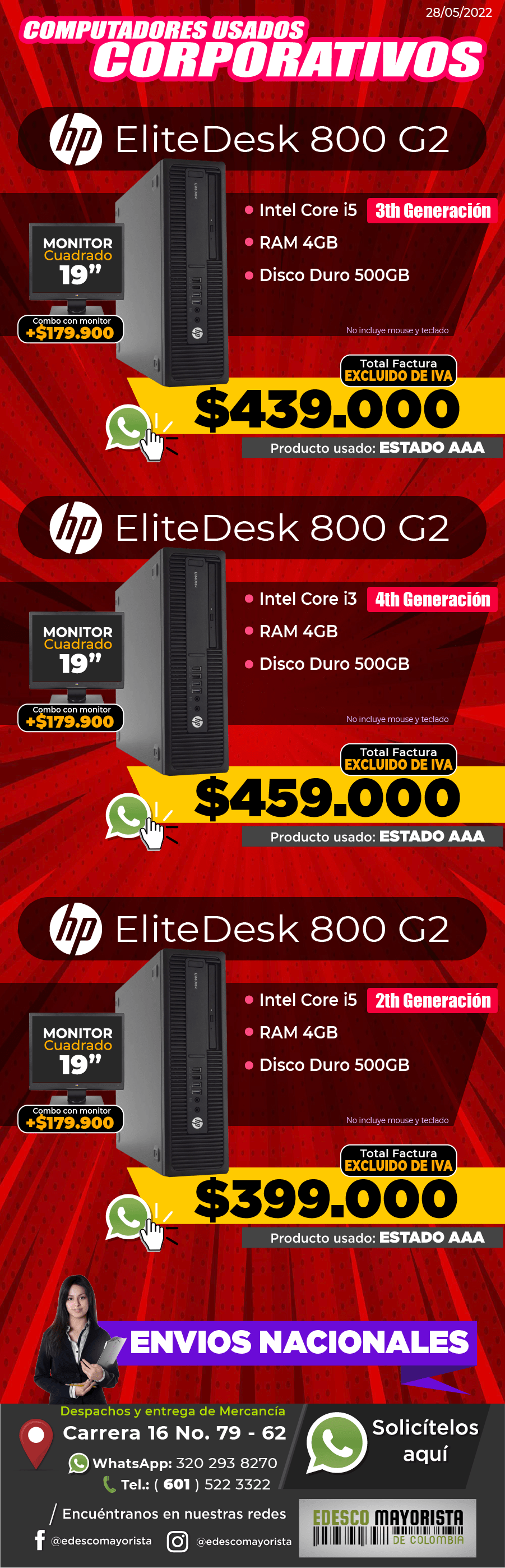 Torres HP Core SSF Elite Desk