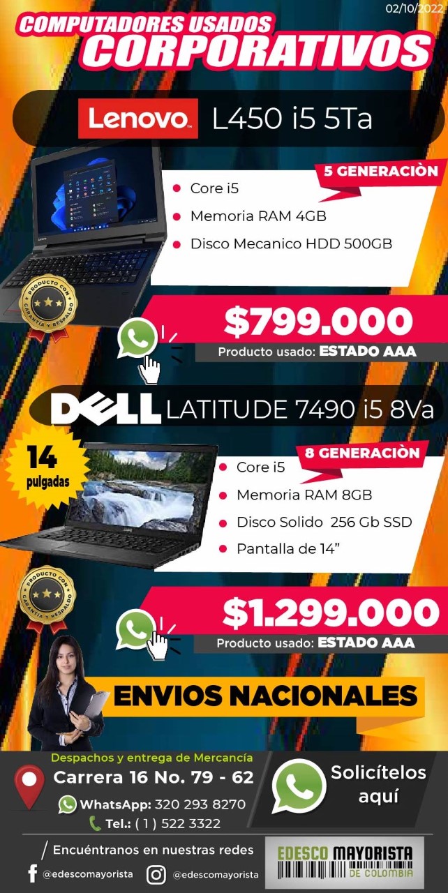 Dell lattude 7490 i5