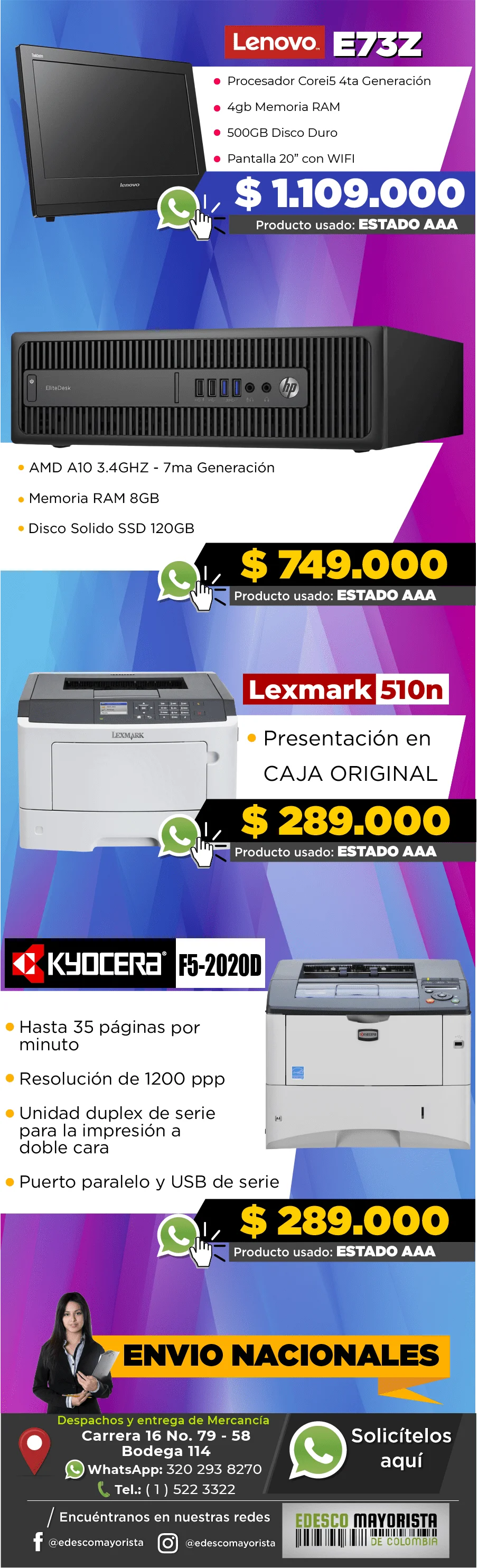 Impresora Kiocera F5-2020D
